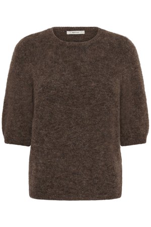 Gestuz, DEBBIE TEE - T-shirt basic - chestnut melange
