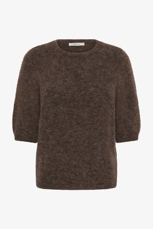 Gestuz, DEBBIE TEE - T-shirt basic - chestnut melange