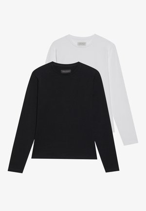 Anna Field 2 PACK - Långärmad tröja - white/black