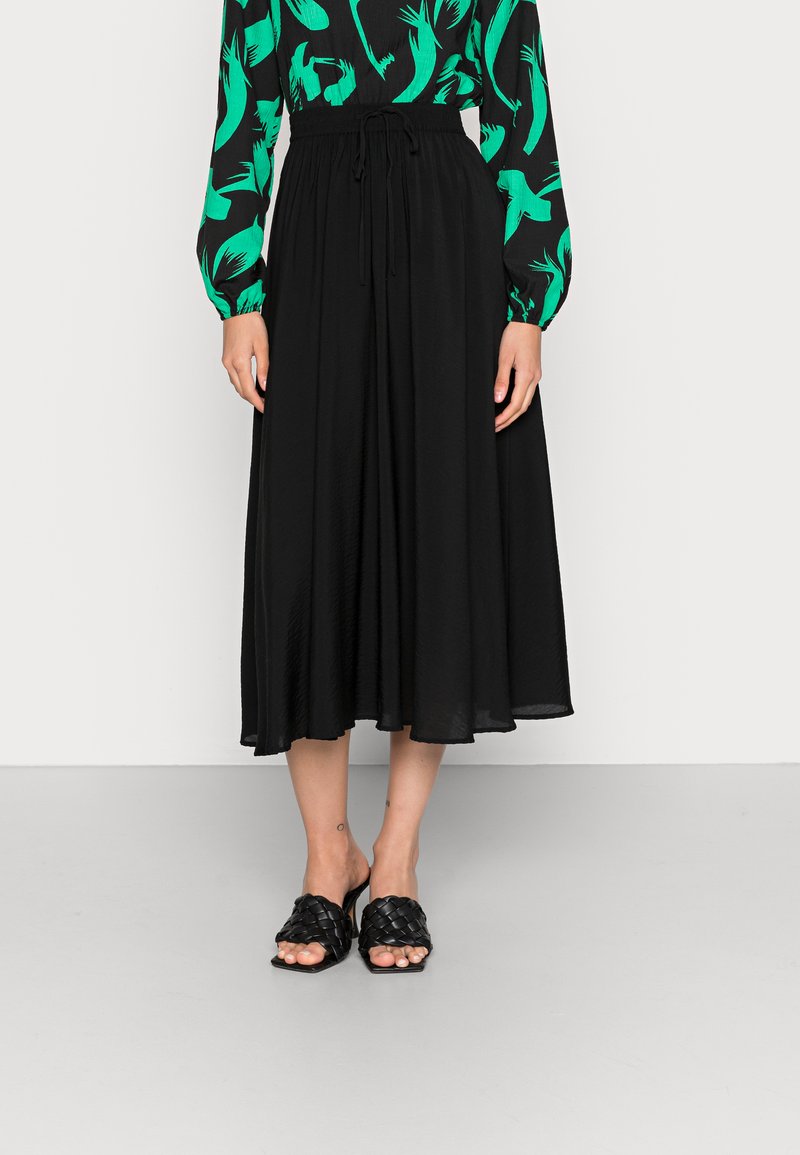 Gina Tricot LOLLO SKIRT - Saia evasé - black