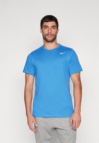 Nike Performance - TEE CREW SOLID - Sportovní tričko - star blue Miniatura obrázku 1