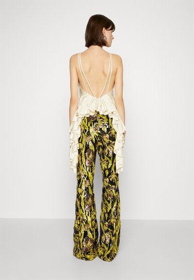 AKNVAS EXCLUSIVE LENNON BEADED PANT - Nadrágok - ink citrine