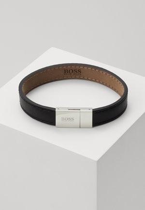 ESSENTIALS - Bracelet - black/silver-coloured