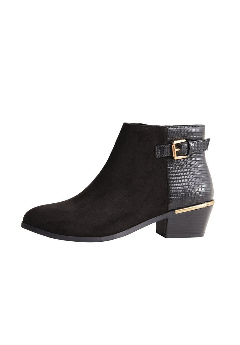 New Look Cowboy-/Bikerlaarsjes zwart