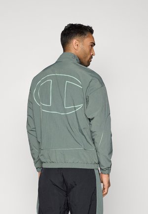 FULL ZIP JACKET - Trainingsvest - green/grey