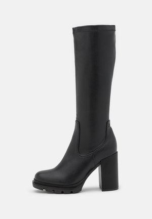 WEIDINGEN - Botas con plataforma - black