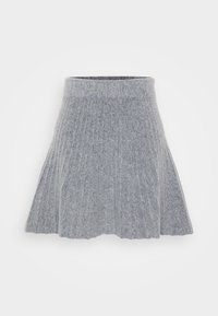 VMMACY SKATER SKIRT  - Gonna a pieghe - medium grey melange