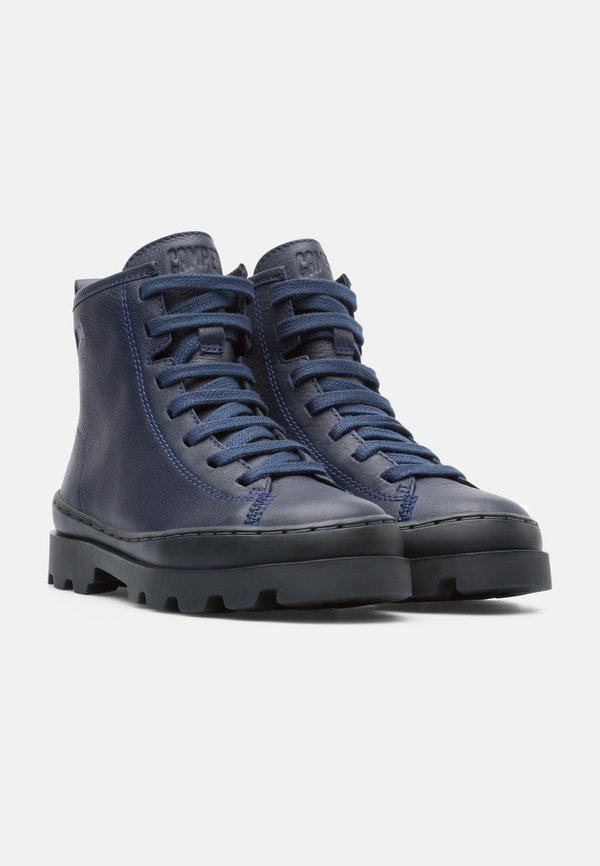 Lace-up ankle boots - blau2