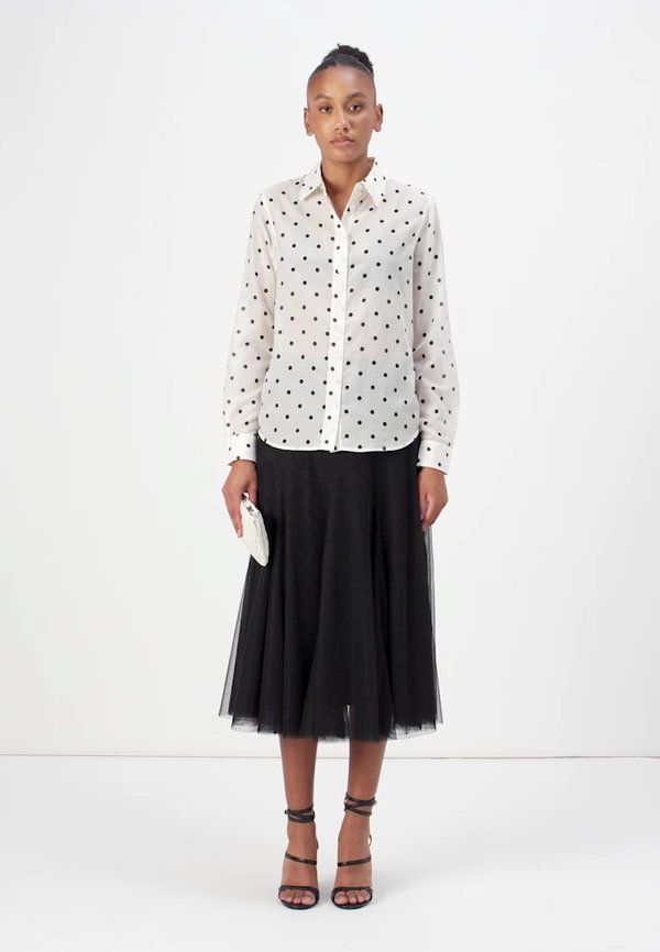 REGULAR SHIRT - Button-down blouse - eggshell2