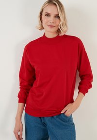 HIGH COLLAR  - Melegítőfelső - red