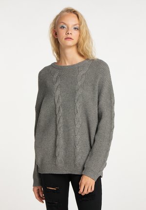 MYMO ROCKS NOLIE - Strickpullover - grau