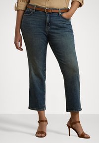 Lauren Ralph Lauren Woman - MID-RISE STRAIGHT ANKLE JEAN - Straight leg jeans - haze wash Miniatuurafbeelding 1