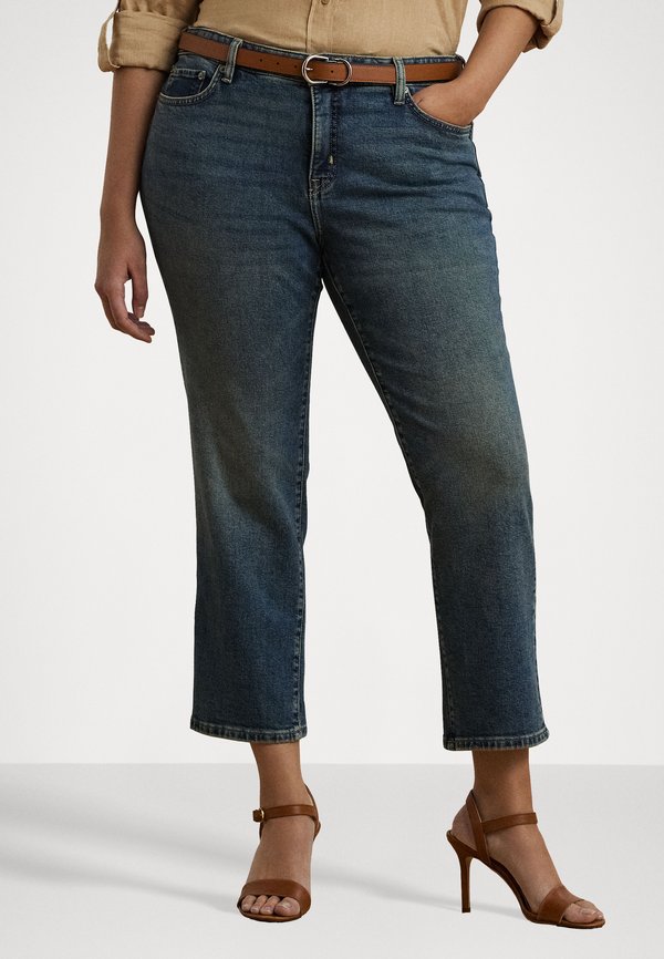 MID-RISE STRAIGHT ANKLE JEAN - Straight leg jeans - haze wash