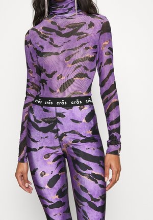 Top s dlouhým rukávem - purple