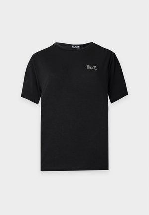 EA7 Emporio Armani, NATURAL VENTUS TEE - Μπλουζάκι με στάμπα - black