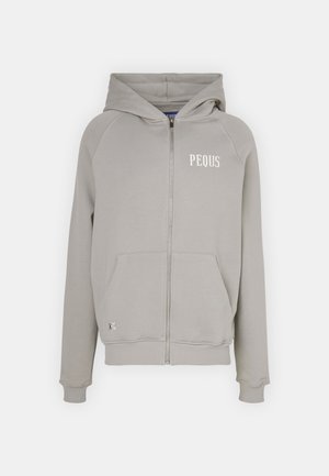 MYKONOS GRAPHIC ZIP HOODIE UNISEX - Mikina so zipsom - dark greige