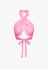 Moda Minx HERA DROPLET CROSS OVER Top de bikini pink/rosa
