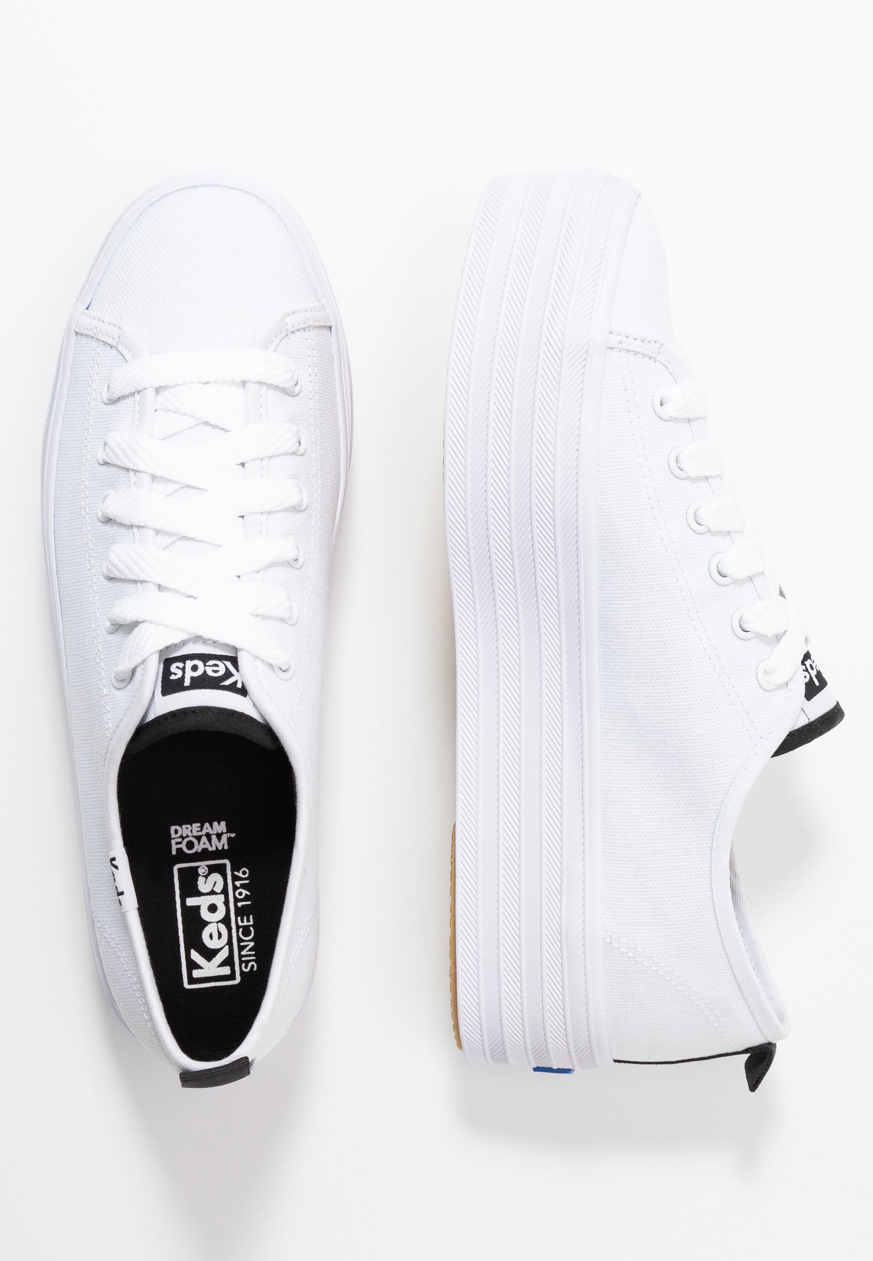Keds TRIPLE UP SEASONAL SOLIDS Joggesko whitehvit Keds TRIPLE UP SEASONAL SOLIDS Joggesko whitehvit