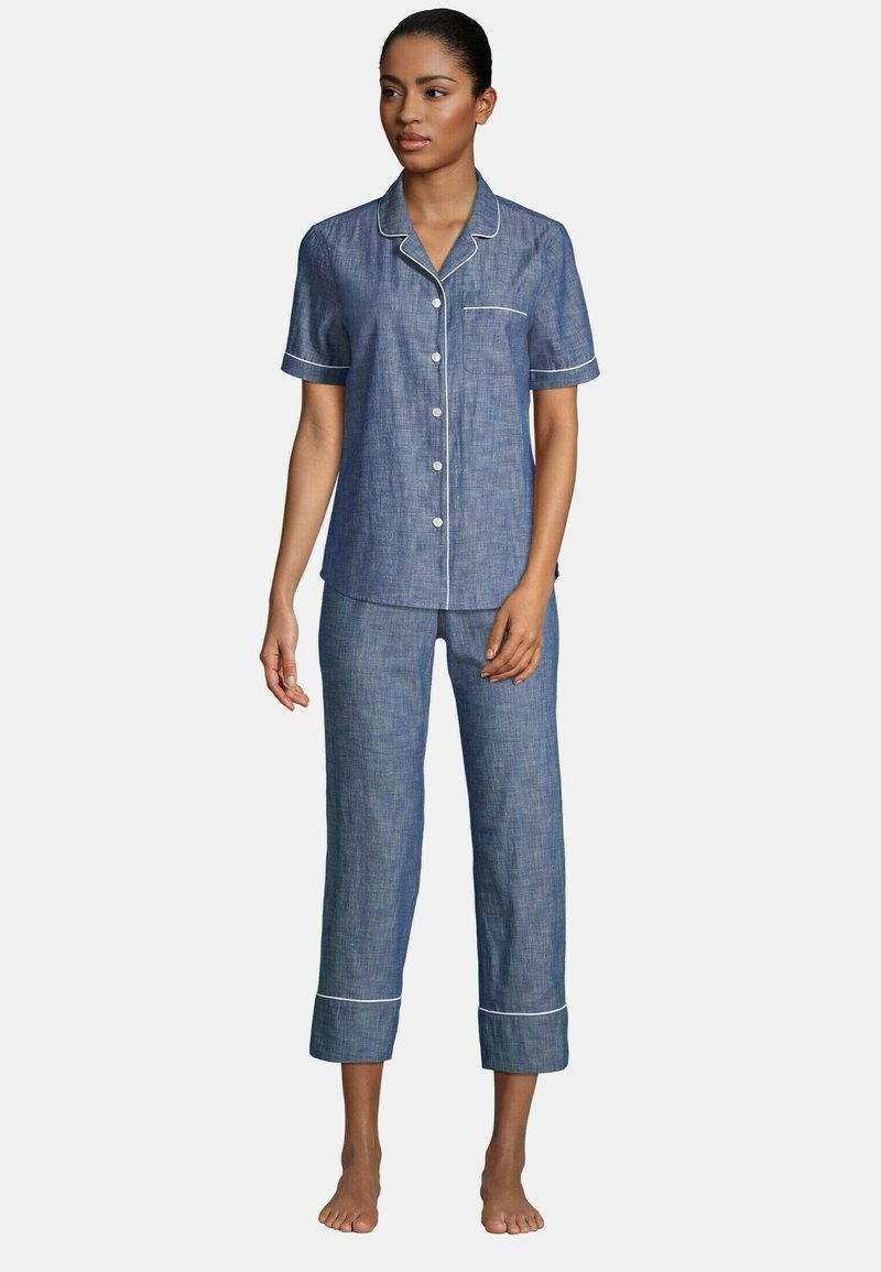 Damen Nachthemden | LANDS' END Nachtwäsche Hose medium indigo chambray/blau - RZ53856 Damen Nachthemden | LANDS' END Nachtwäsche Hose medium indigo chambray/blau - RZ53856