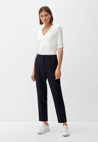 s.Oliver BLACK LABEL ELEGANTE 7/8 - Broek - dark navy