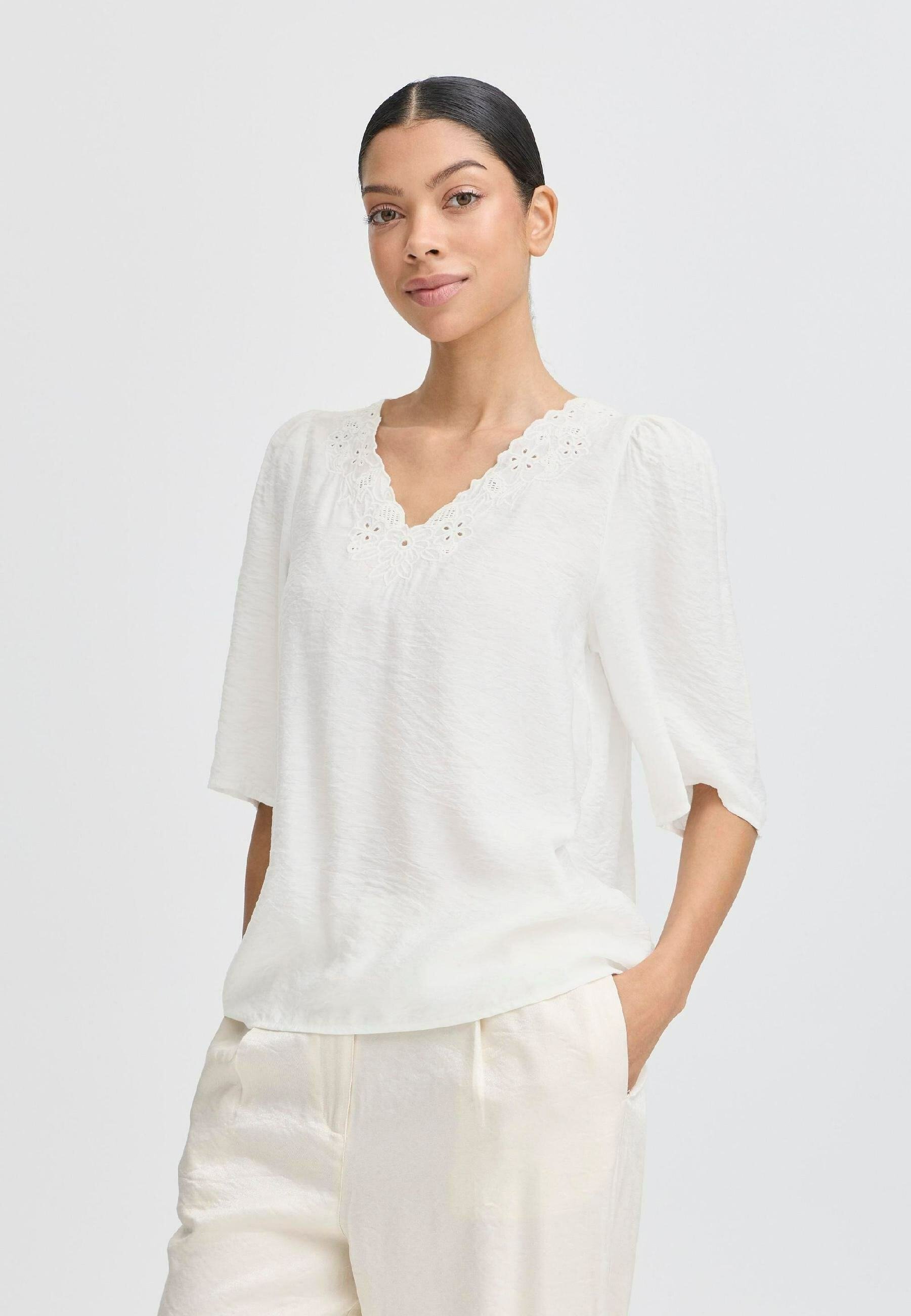 売れ筋商品|||ビーヤング シャツ レディース トップス BYHAVALA - Blouse - marshmallow ビーヤング シャツ レディース トップス BYHAVALA - Blouse
