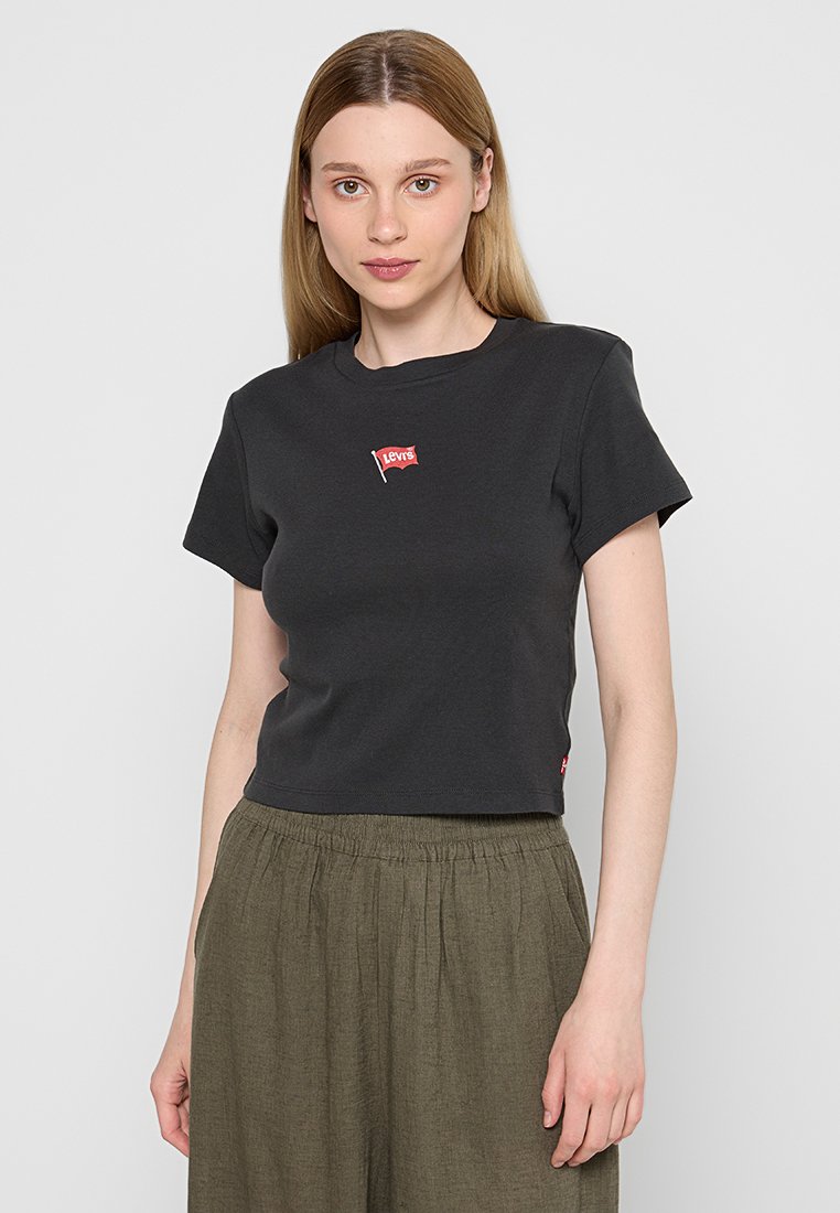 Levi’s® T-shirt print zwart
