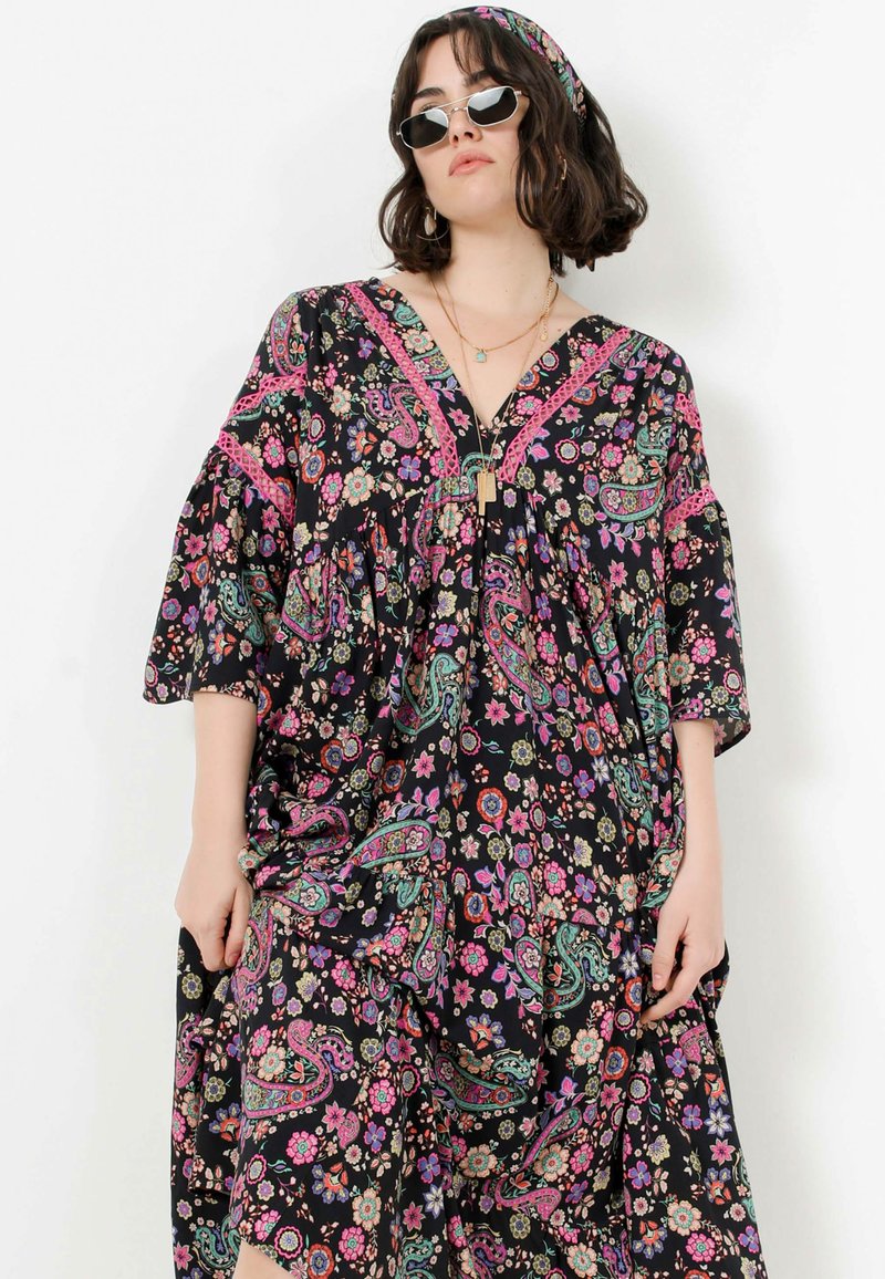 Damen Freizeitkleider | Jean Marc Philippe STYLE BOHÈME ÉCO-RESPONSABLE Maxikleid multicolore/mehrfarbig - PA37006 Damen Freizeitkleider | Jean Marc Philippe STYLE BOHÈME ÉCO-RESPONSABLE Maxikleid multicolore/mehrfarbig - PA37006