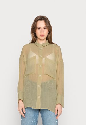 Blusa com botões - beige mid dusty