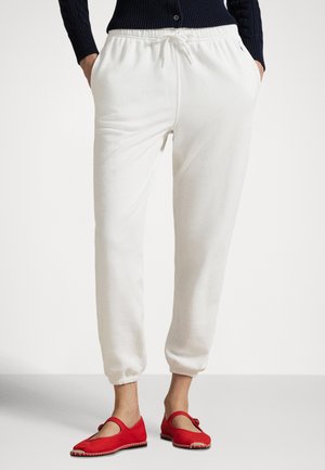 LIGHTWEIGHT FLEECE DRAWSTRING SWEATPANT - Joggebukse - white