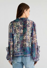 Scalpers PASLEY RUFFLE - Blusa - purple brown