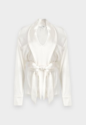 Victoria Beckham PYJAMA WRAP - Blouse - ivory