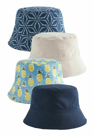 4 PACK - Hoed - navy blue pineapple print