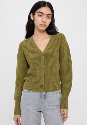 Vero Moda VMLEA V NECK CARDIGAN - Ζακέτα - sphagnum