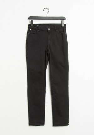 Straight leg jeans - black