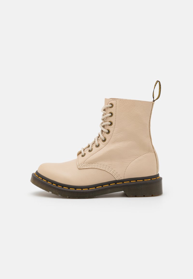 Parchment Beige Martens Boots Beige Dr Martens Pascal Creme 1460