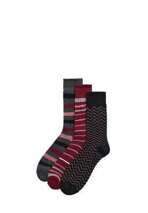 PACK 3 ESTAMPADOS - Calcetines - black
