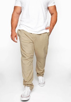 BadRhino ELASTICATED WAIST - Stoffhose - beige