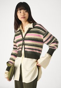 Samsøe Samsøe JEANNE CARDIGAN - Casaco de malha - forest night st