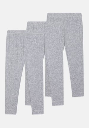 3 PACK UNISEX - Langunderbukse - mottled light grey