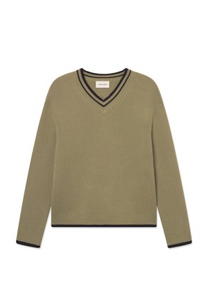 WOOD WOOD COBEK V-NECK  - Jumper - fallen rock