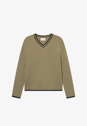 WOOD WOOD COBEK V-NECK - Džemper - fallen rock