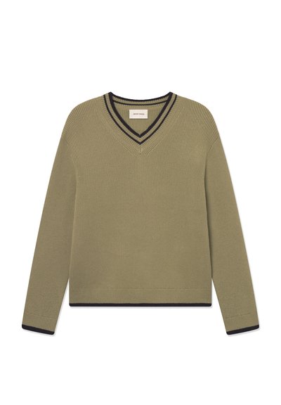 WOOD WOOD COBEK V-NECK  - Pulover - fallen rock