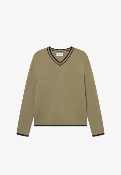 WOOD WOOD COBEK V-NECK  - Džemper - fallen rock