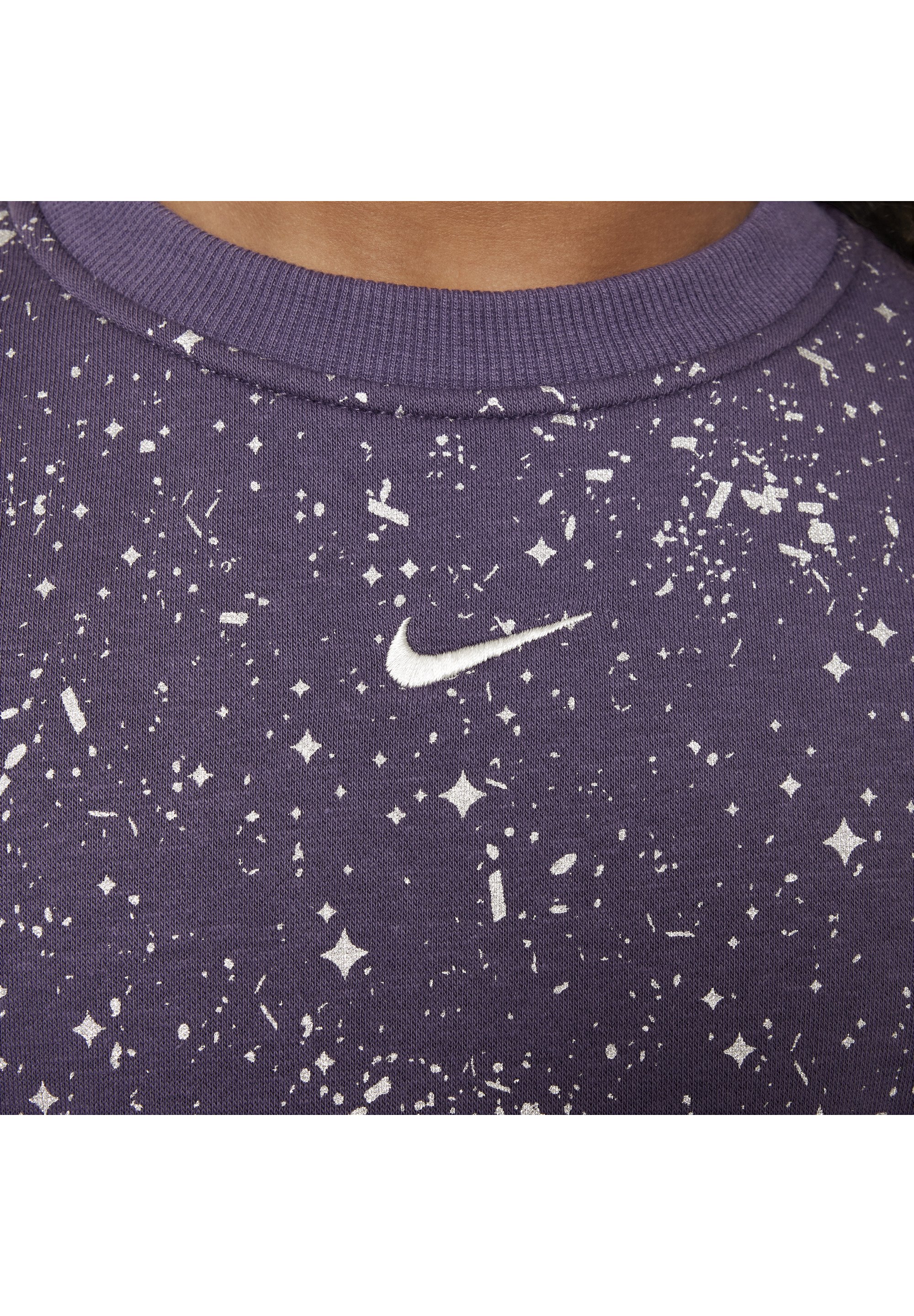 nike women's glitter sweatshirt
