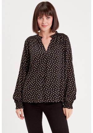 MIT LANGEN ÄRMELN - Blouse - noir