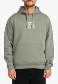 RVCA Jersey con capucha - mottled green