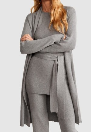 Kardigan - mottled light grey