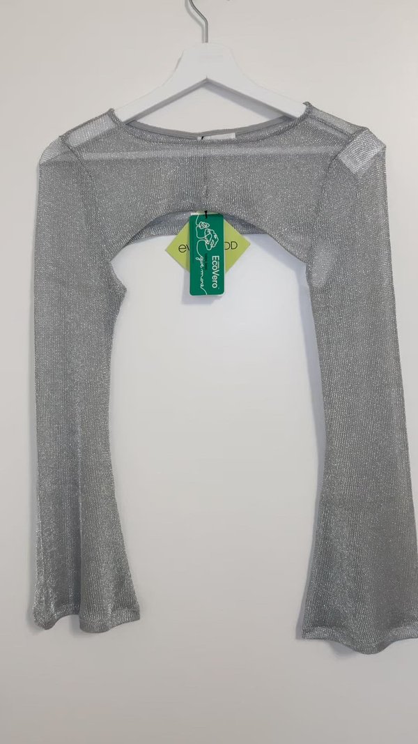Long sleeved top - silver2