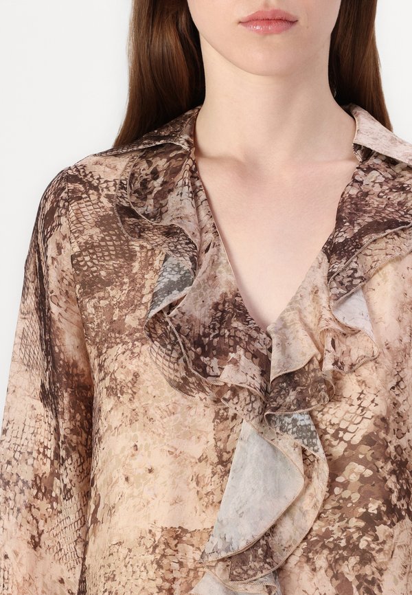 SOAVE RUFFLE SHIRT - Blouse - beige3