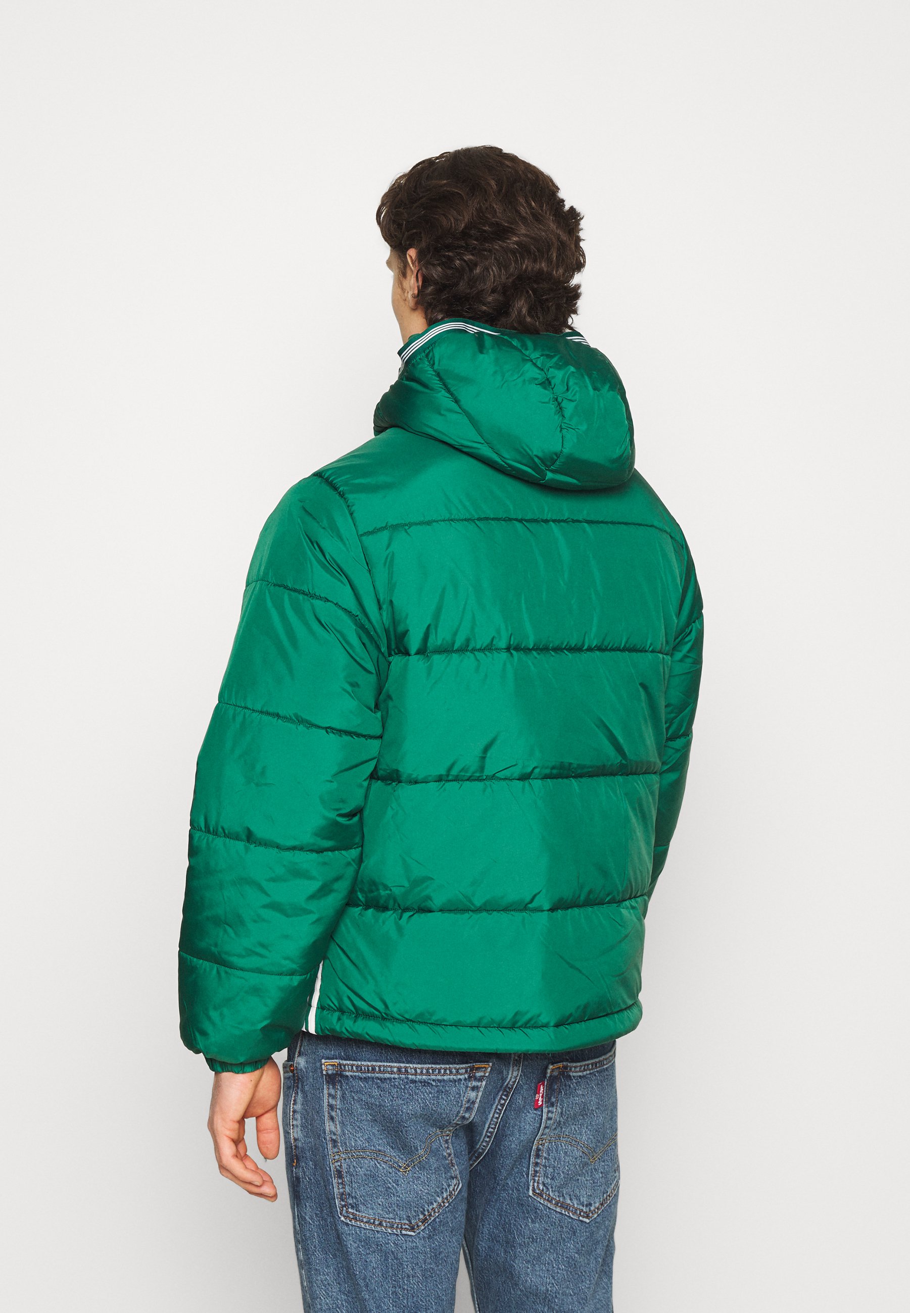 adidas denim hooded jacket